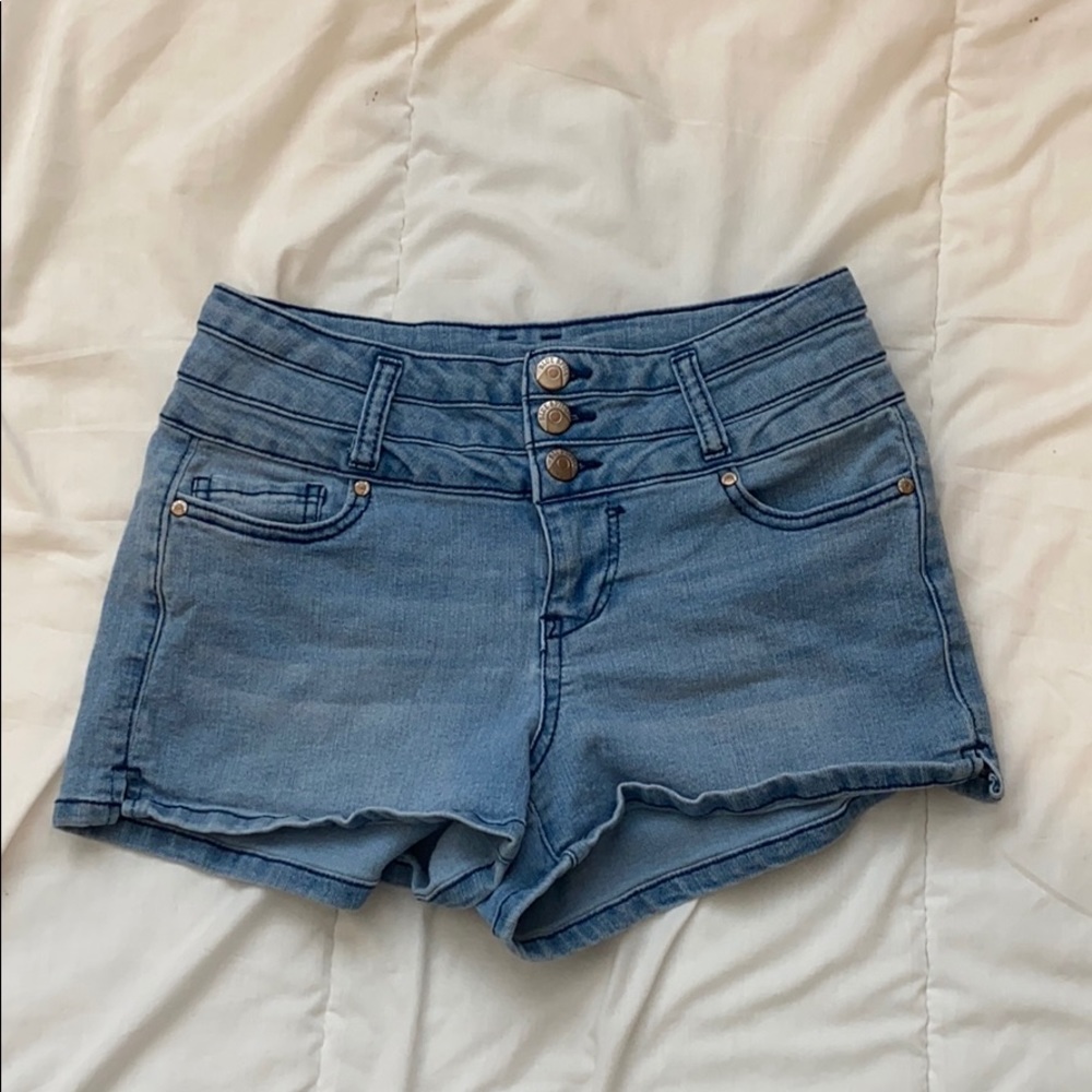 Denim Shorts, W3, High Waist